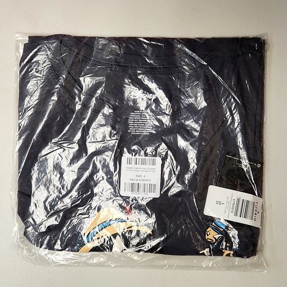 ❤️NWT VINTAGE TORRIID TEE - DISNEY PINOCCHIO KNOTCH CLIP NECK TOP - PLUS SIZE - Picture 6 of 13